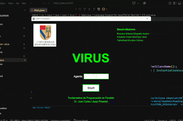 Preview de Virus Simulation